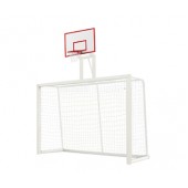 ВОРОТА  3 х 2 х 1 С БАСКЕТБОЛЬНЫМ ЩИТОМ