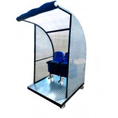 СКАМЕЙКА АЛЮМИНИЕВАЯ ДЛЯ СУДЕЙ НА ПЛАТФОРМЕ НА 2 МЕСТА